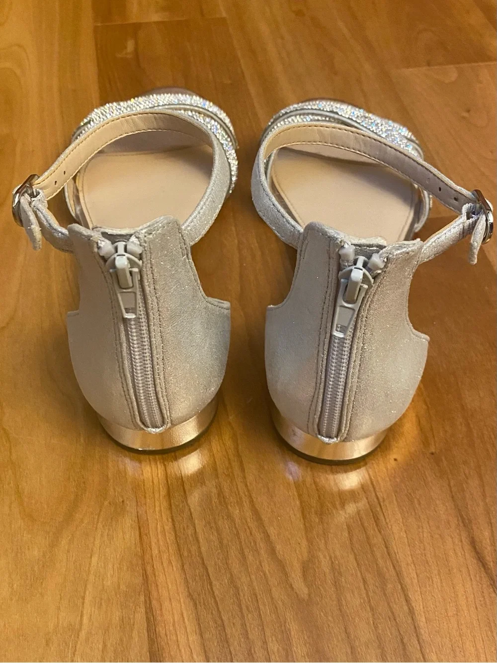 Nina Skylark Silver Sandals
